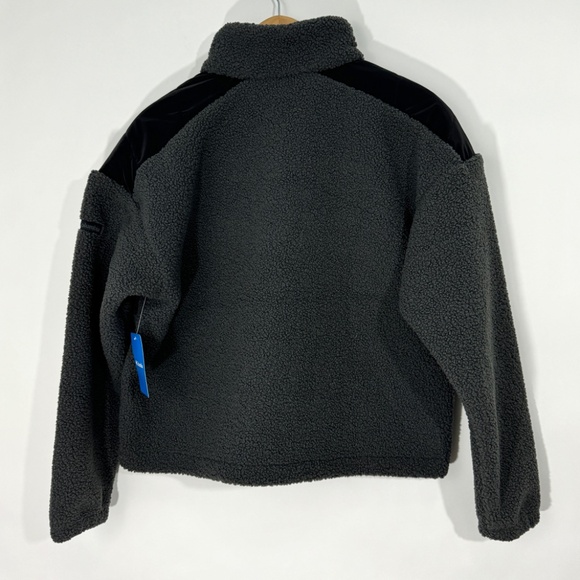 Columbia Women’s Size Large Shark Gray Uphill Edge Fleece Full Zip Jacket New - Picture 6 of 6